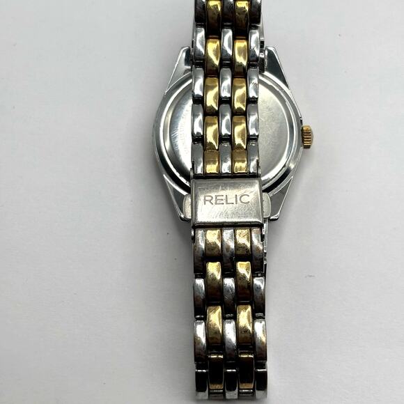 Vintage Gold & Silver Relic Men's Watch - Picture 3 of 3